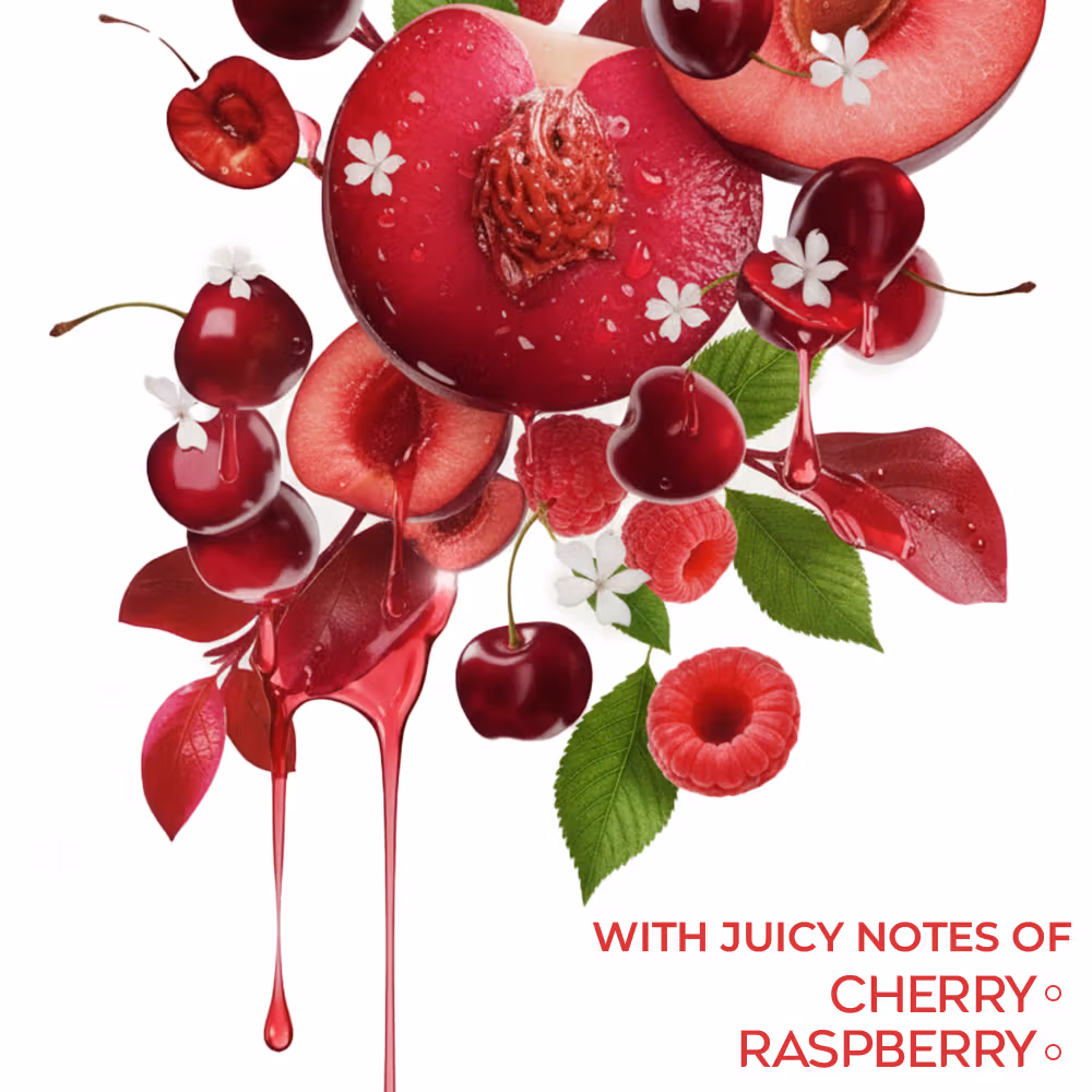 Moi Cherry Bomb Long-Lasting Eau De Parfum For Women (Sweet, Juicy, Gourmand, Smoky, Day+Night) (50ml) - Image 4